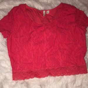 Pink crop top and a  tank top